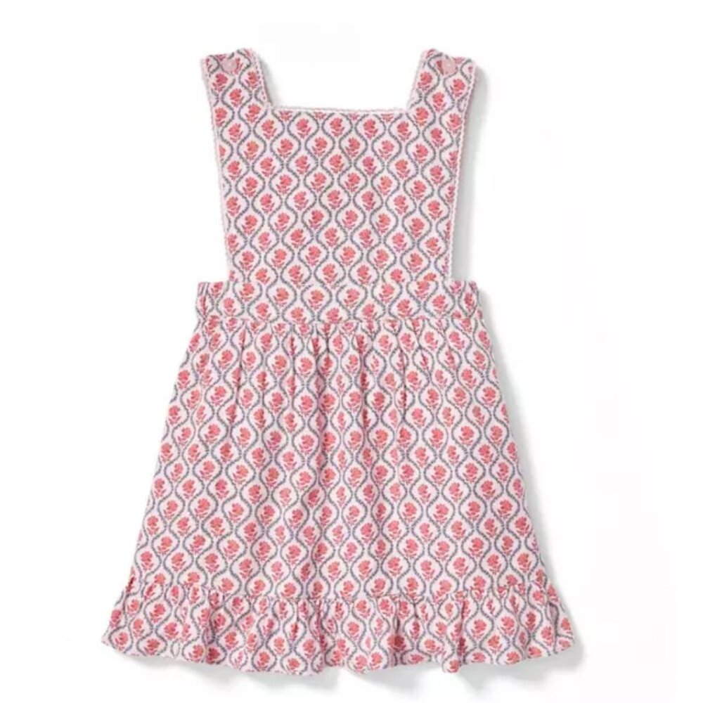 Janie and Jack Baby Girls Pink Floral Dress | Size 12-18 Months